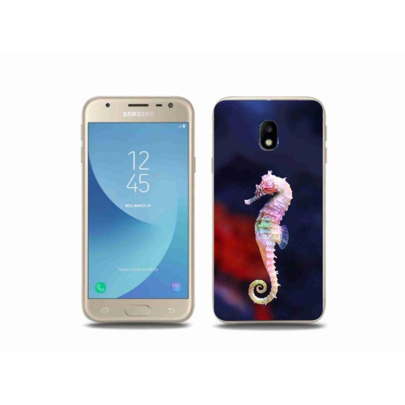 Gélový kryt mmCase na mobil Samsung Galaxy J3 (2017) - morský koník