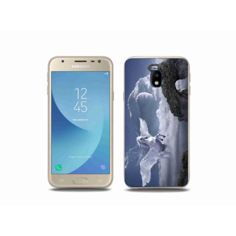 Gélový kryt mmCase na mobil Samsung Galaxy J3 (2017) - pegas