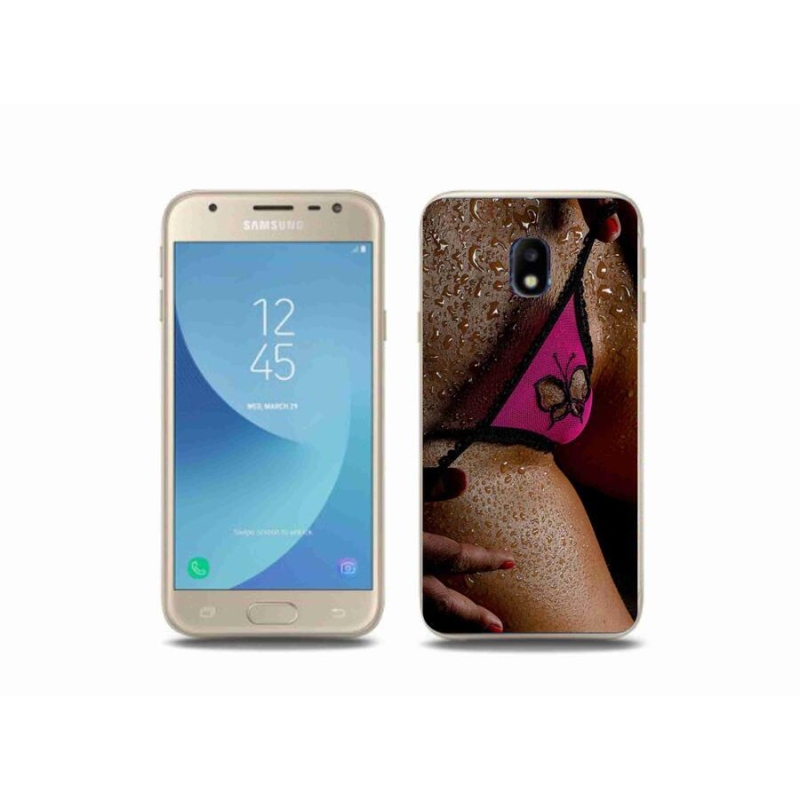 Gélový kryt mmCase na mobil Samsung Galaxy J3 (2017) - sexy žena