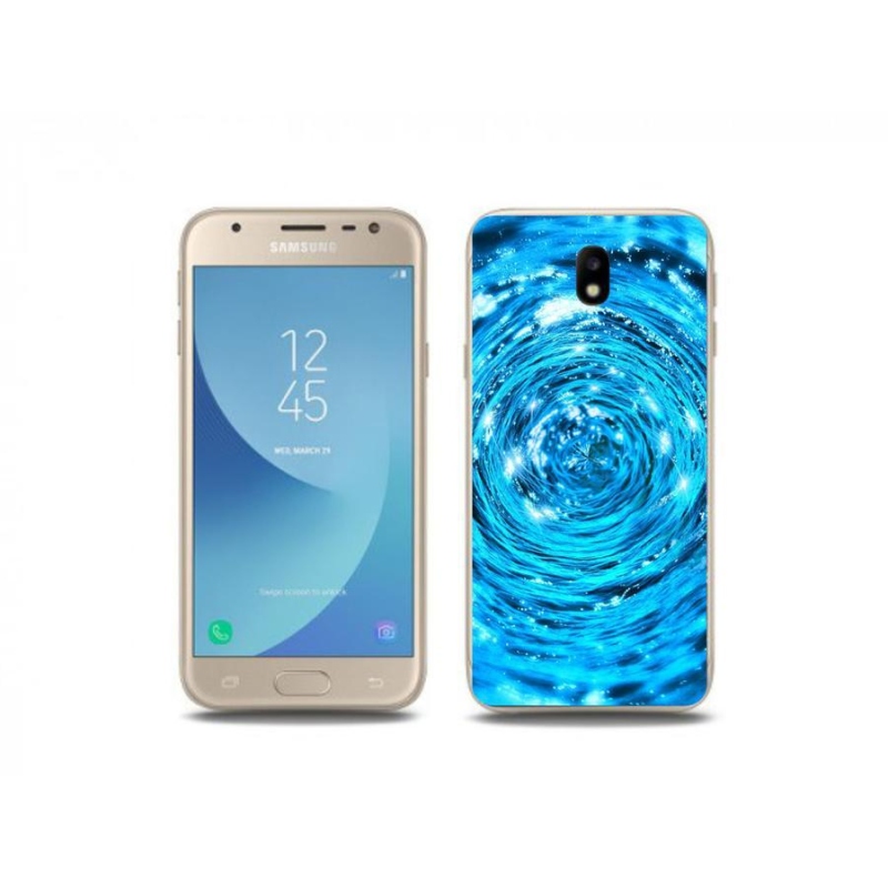 Gélový kryt mmCase na mobil Samsung Galaxy J3 (2017) - vodný vír