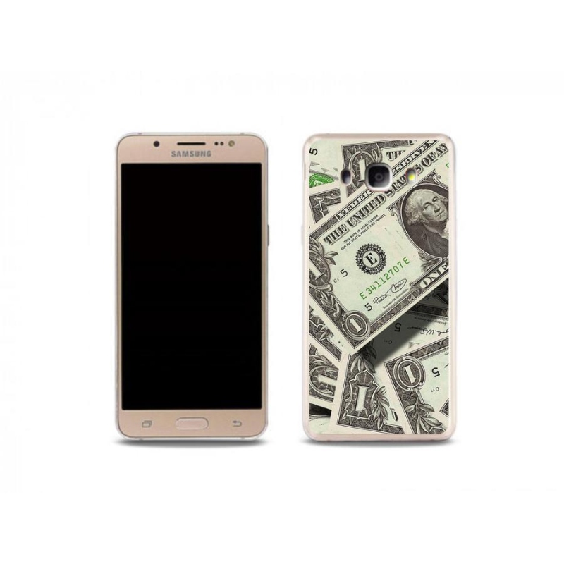 Gélový kryt mmCase na mobil Samsung Galaxy J5 (2016) - americký dolár
