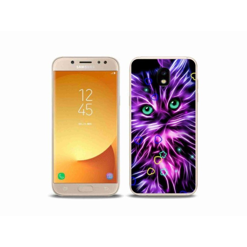 Gélový kryt mmCase na mobil Samsung Galaxy J5 (2017) - abstraktná mačka