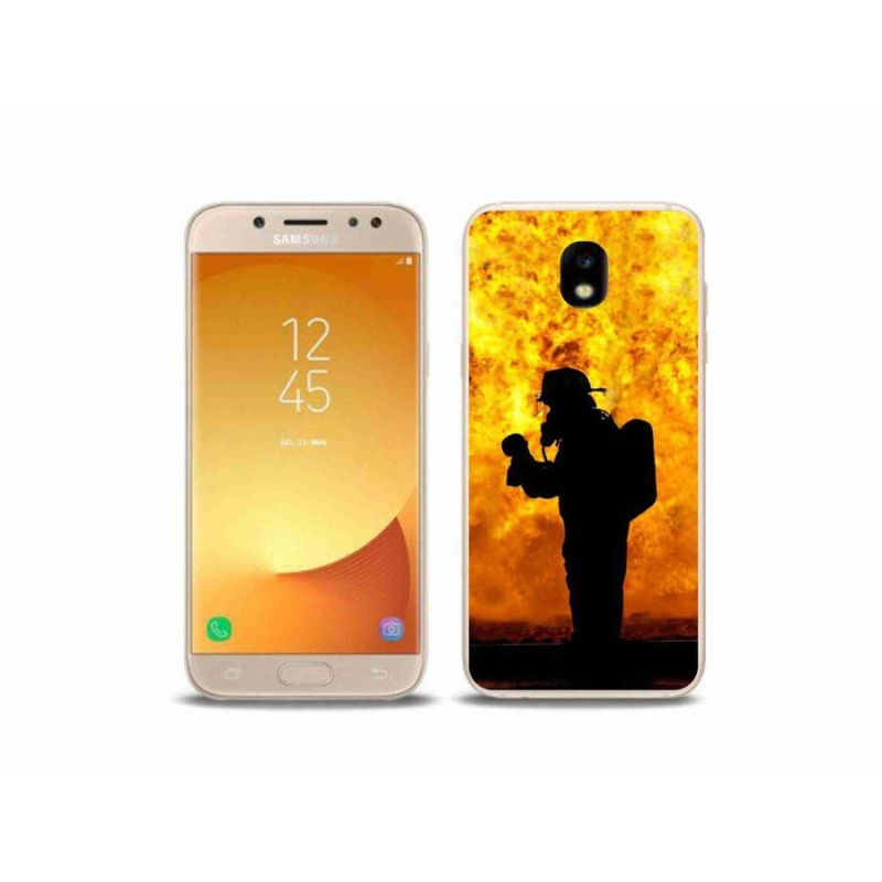 Gélový kryt mmCase na mobil Samsung Galaxy J5 (2017) - hasič