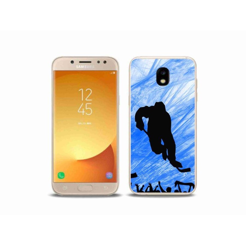 Gélový kryt mmCase na mobil Samsung Galaxy J5 (2017) - hokejový hráč