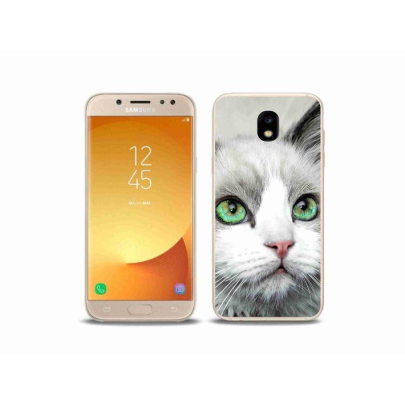 Gélový kryt mmCase na mobil Samsung Galaxy J5 (2017) - mačací pohľad