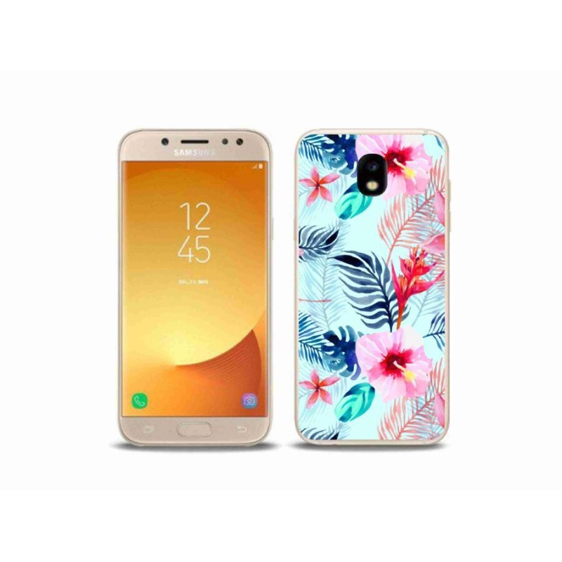 Gélový kryt mmCase na mobil Samsung Galaxy J5 (2017) - kvety