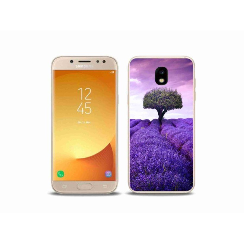 Gélový kryt mmCase na mobil Samsung Galaxy J5 (2017) - levanduľová lúka