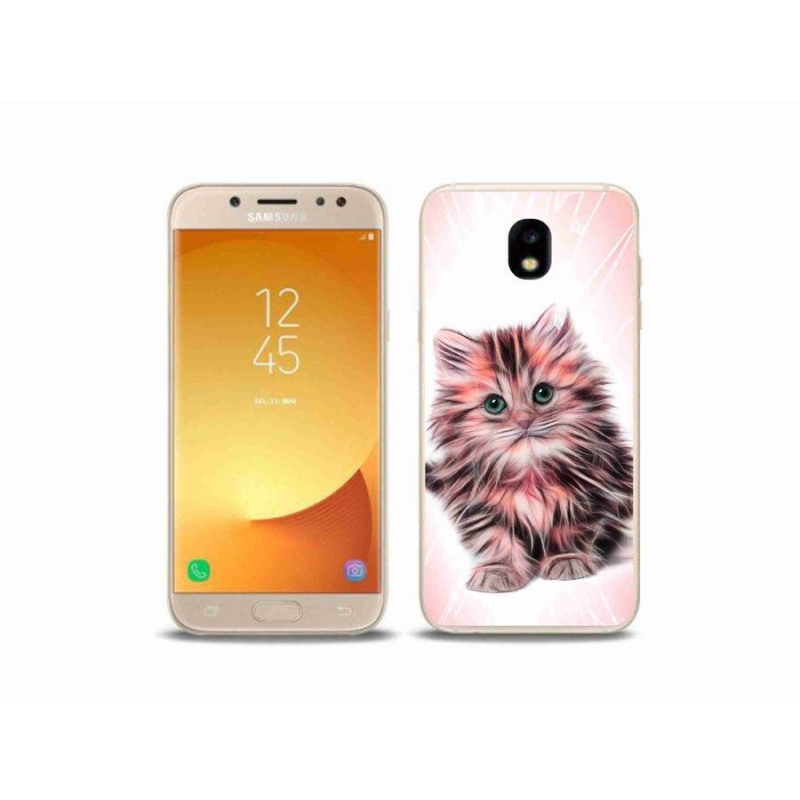 Gélový kryt mmCase na mobil Samsung Galaxy J5 (2017) - roztomilé mačiatko