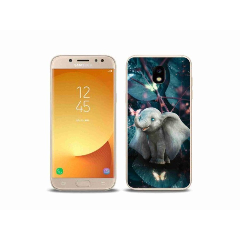 Gélový kryt mmCase na mobil Samsung Galaxy J5 (2017) - roztomilý slon