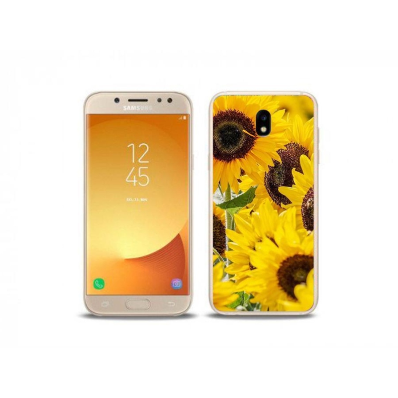 Gélový kryt mmCase na mobil Samsung Galaxy J5 (2017) - slnečnica