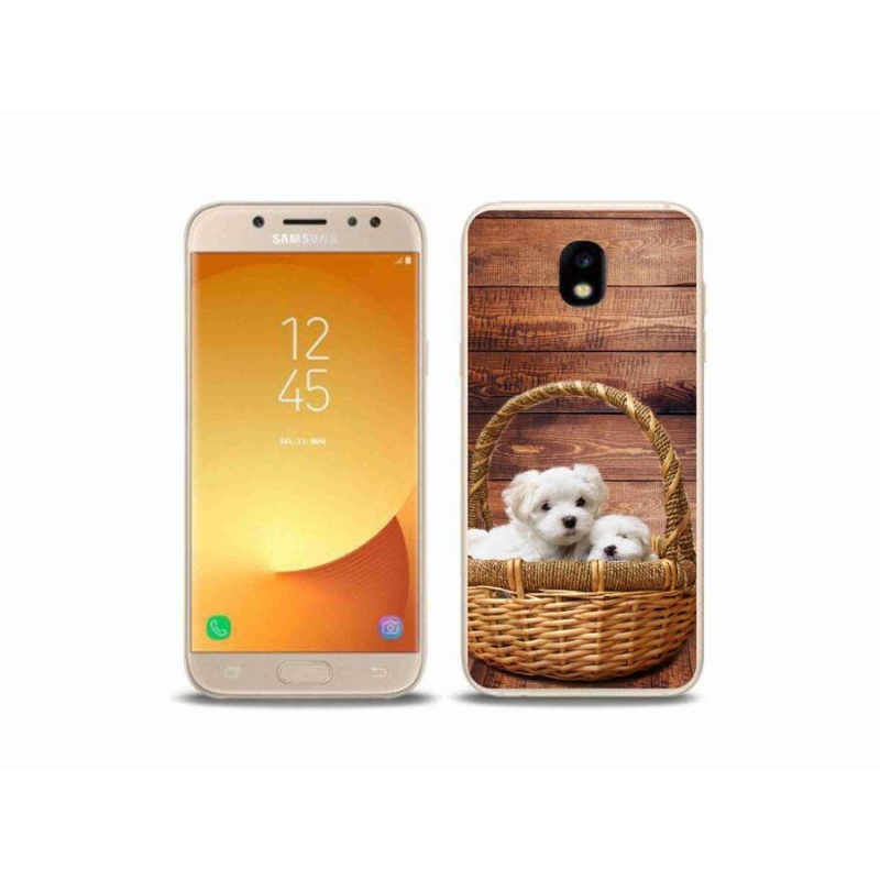 Gélový kryt mmCase na mobil Samsung Galaxy J5 (2017) - šteniatka