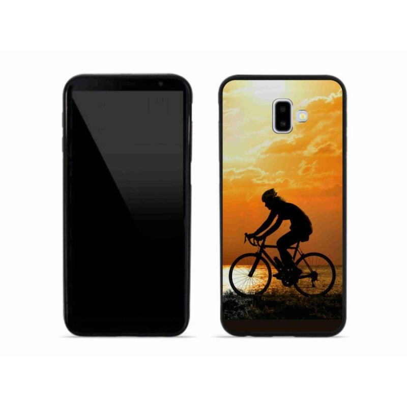 Gélový kryt mmCase na mobil Samsung Galaxy J6 Plus - cyklovýlety