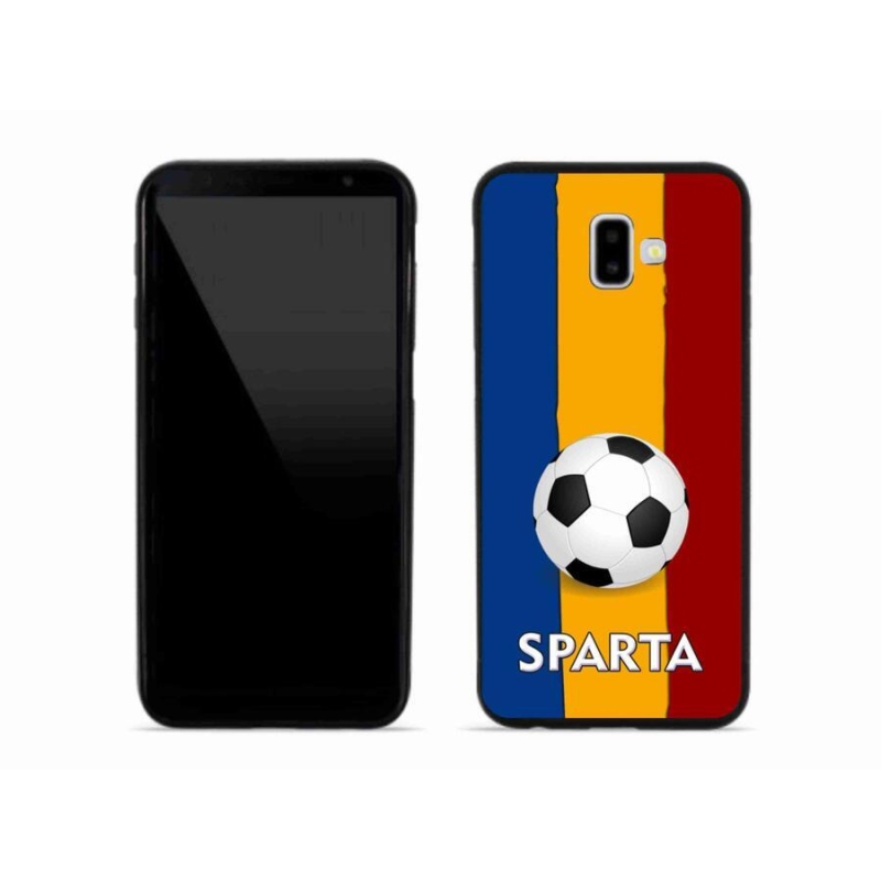 Gélový kryt mmCase na mobil Samsung Galaxy J6 Plus - futbal 1