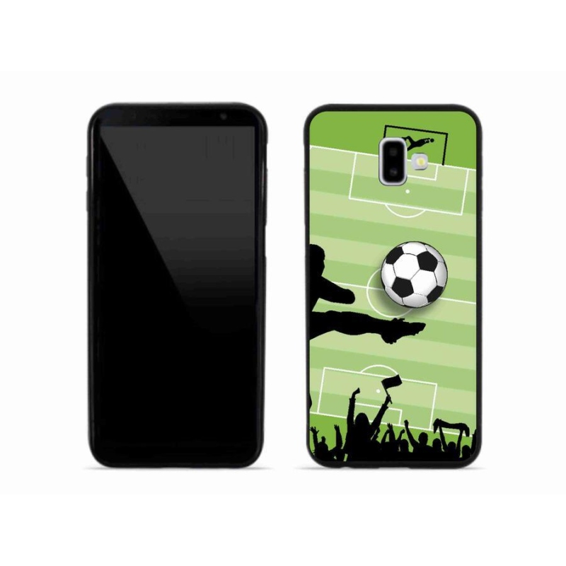 Gélový kryt mmCase na mobil Samsung Galaxy J6 Plus - futbal 3