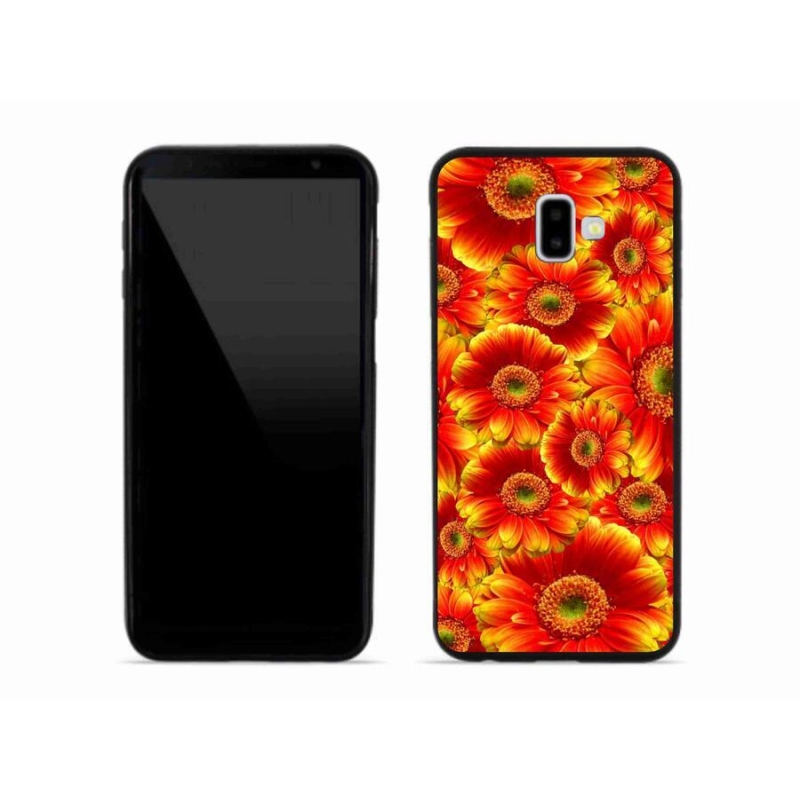 Gélový kryt mmCase na mobil Samsung Galaxy J6 Plus - gerbera 1