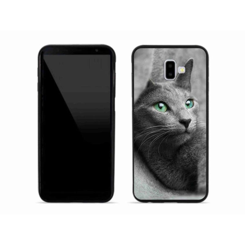 Gélový kryt mmCase na mobil Samsung Galaxy J6 Plus - mačka 2