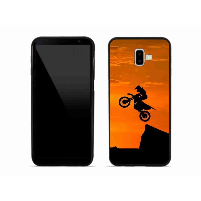 Gélový kryt mmCase na mobil Samsung Galaxy J6 Plus - motocross