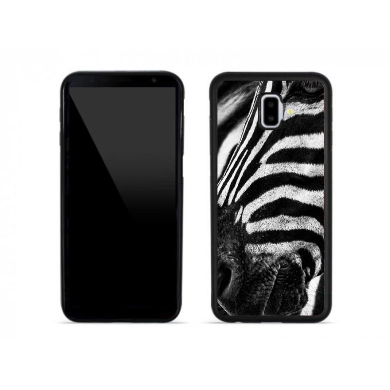 Gélový kryt mmCase na mobil Samsung Galaxy J6 Plus - zebra