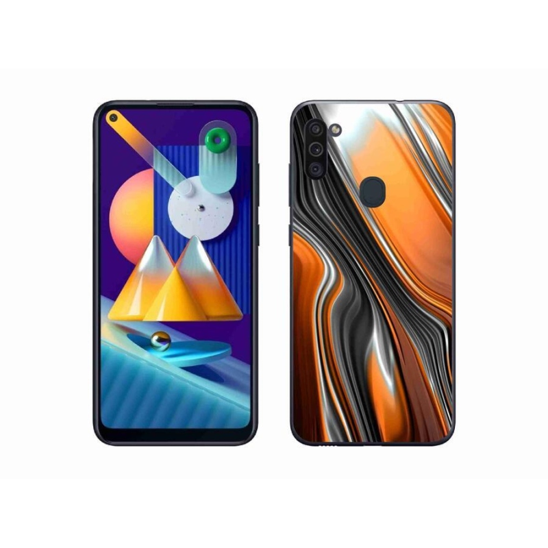 Gélový kryt mmCase na mobil Samsung Galaxy M11 - abstrakt 3