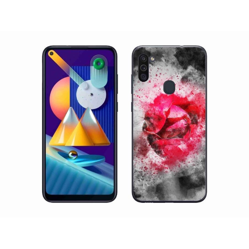 Gélový kryt mmCase na mobil Samsung Galaxy M11 - abstrakt 9