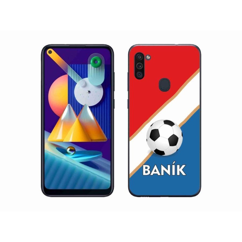 Gélový kryt mmCase na mobil Samsung Galaxy M11 - Baník