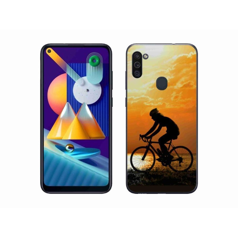 Gélový kryt mmCase na mobil Samsung Galaxy M11 - cyklovýlety