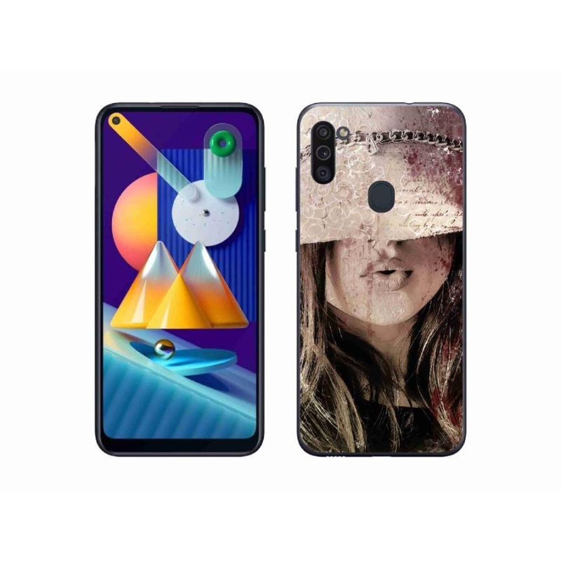 Gélový kryt mmCase na mobil Samsung Galaxy M11 - dievča