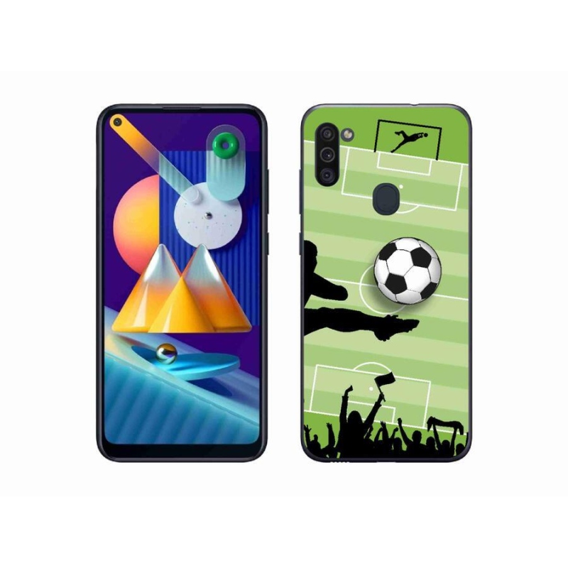 Gélový kryt mmCase na mobil Samsung Galaxy M11 - futbal 3