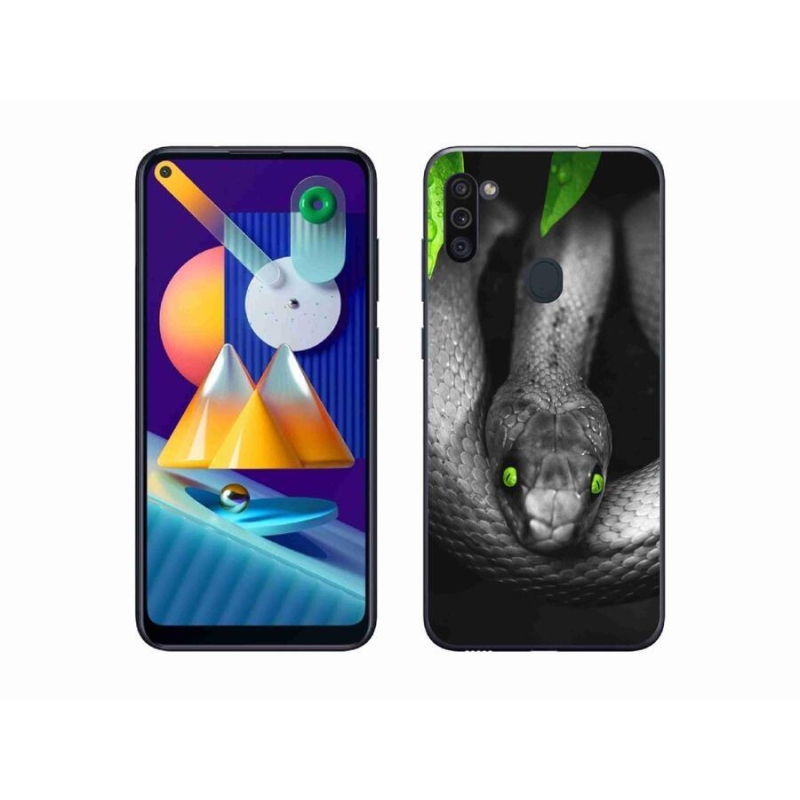 Gélový kryt mmCase na mobil Samsung Galaxy M11 - had