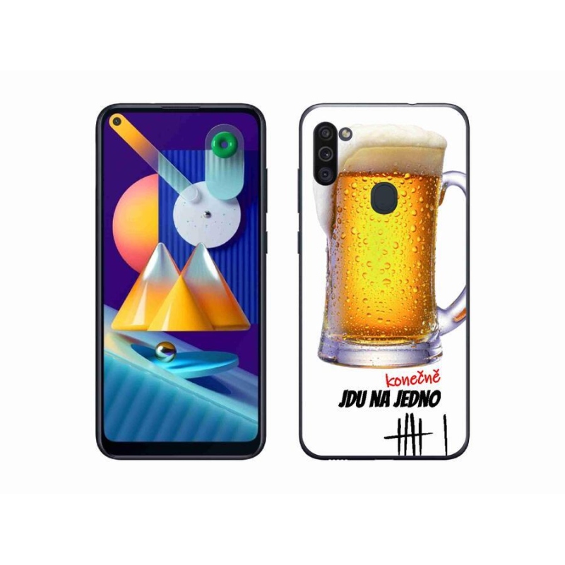 Gélový kryt mmCase na mobil Samsung Galaxy M11 - idem na jedno