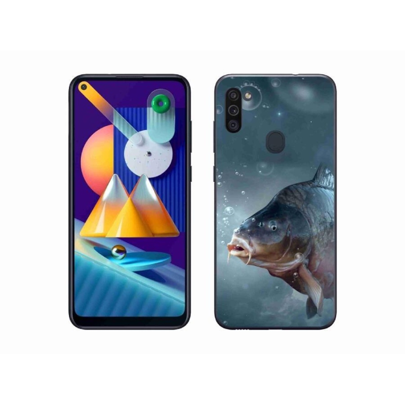 Gélový kryt mmCase na mobil Samsung Galaxy M11 - kapor a bublinky