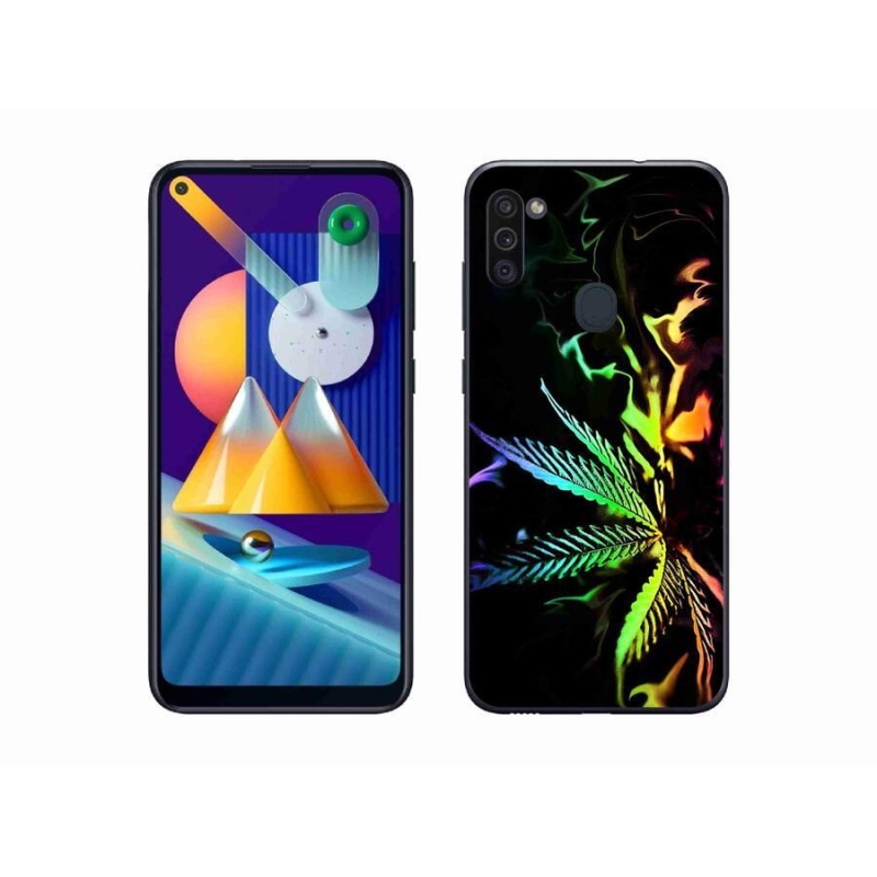 Gélový kryt mmCase na mobil Samsung Galaxy M11 - konope 2