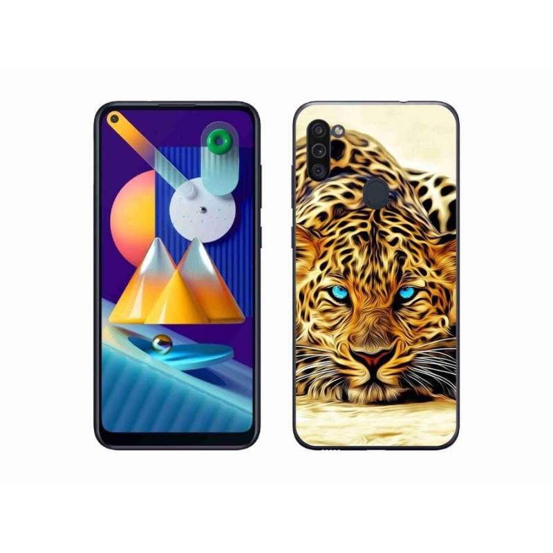 Gélový kryt mmCase na mobil Samsung Galaxy M11 - kreslený tiger