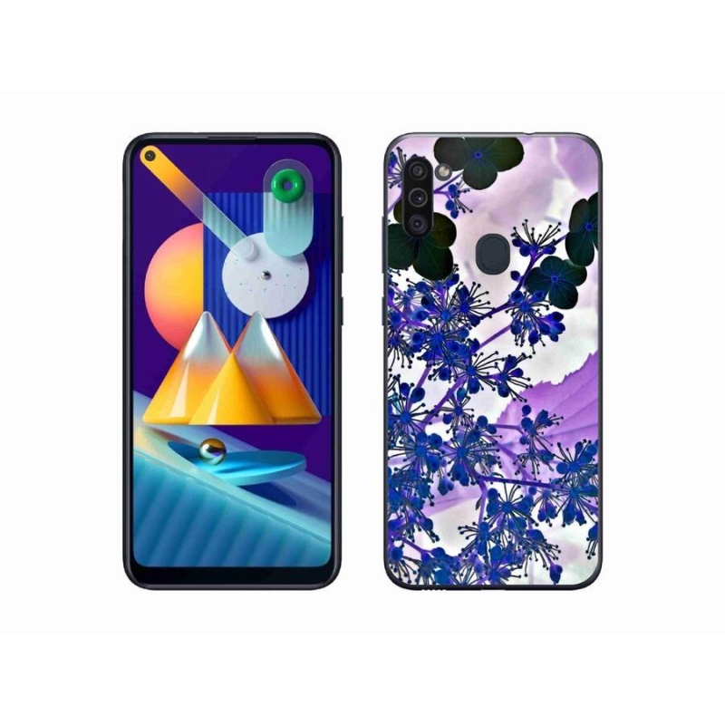 Gélový kryt mmCase na mobil Samsung Galaxy M11 - kvet hortenzie