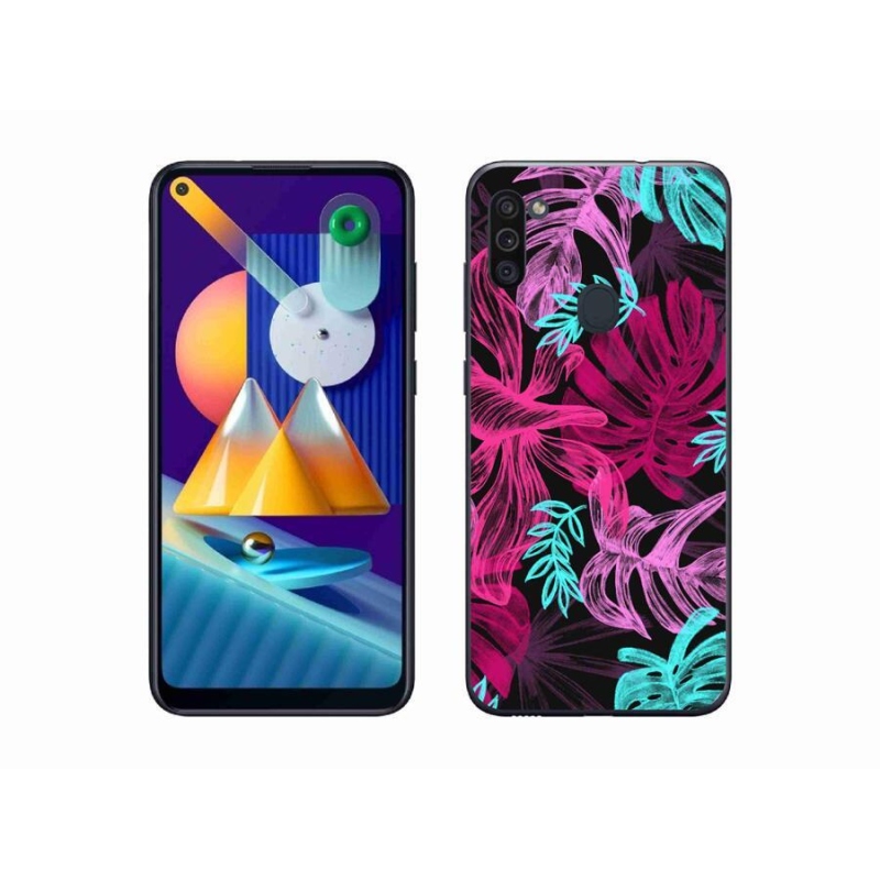 Gélový kryt mmCase na mobil Samsung Galaxy M11 - kvety 1