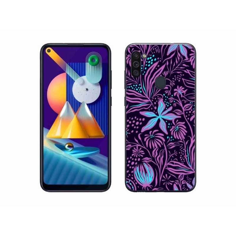 Gélový kryt mmCase na mobil Samsung Galaxy M11 - kvety 2