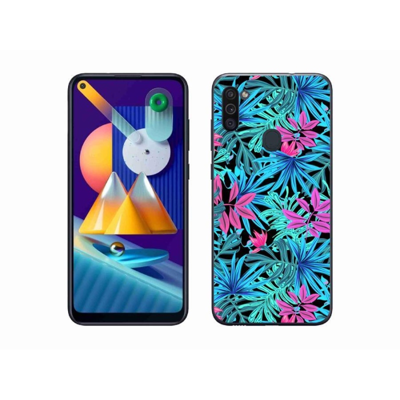 Gélový kryt mmCase na mobil Samsung Galaxy M11 - kvety 3