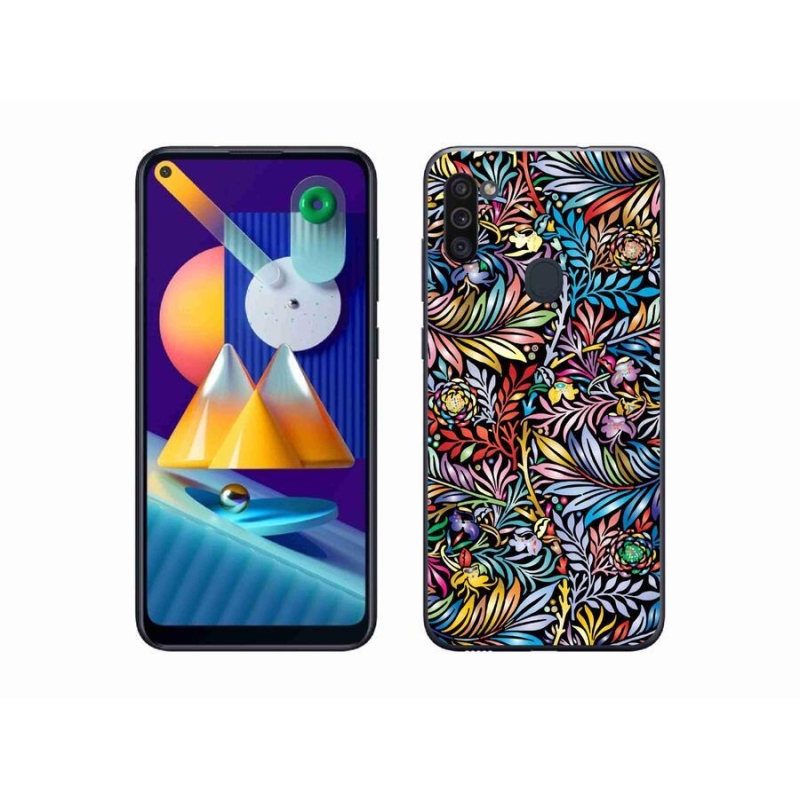 Gélový kryt mmCase na mobil Samsung Galaxy M11 - kvety 5