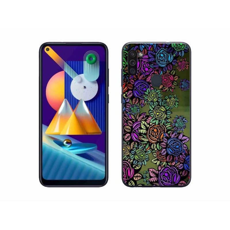 Gélový kryt mmCase na mobil Samsung Galaxy M11 - kvety 6