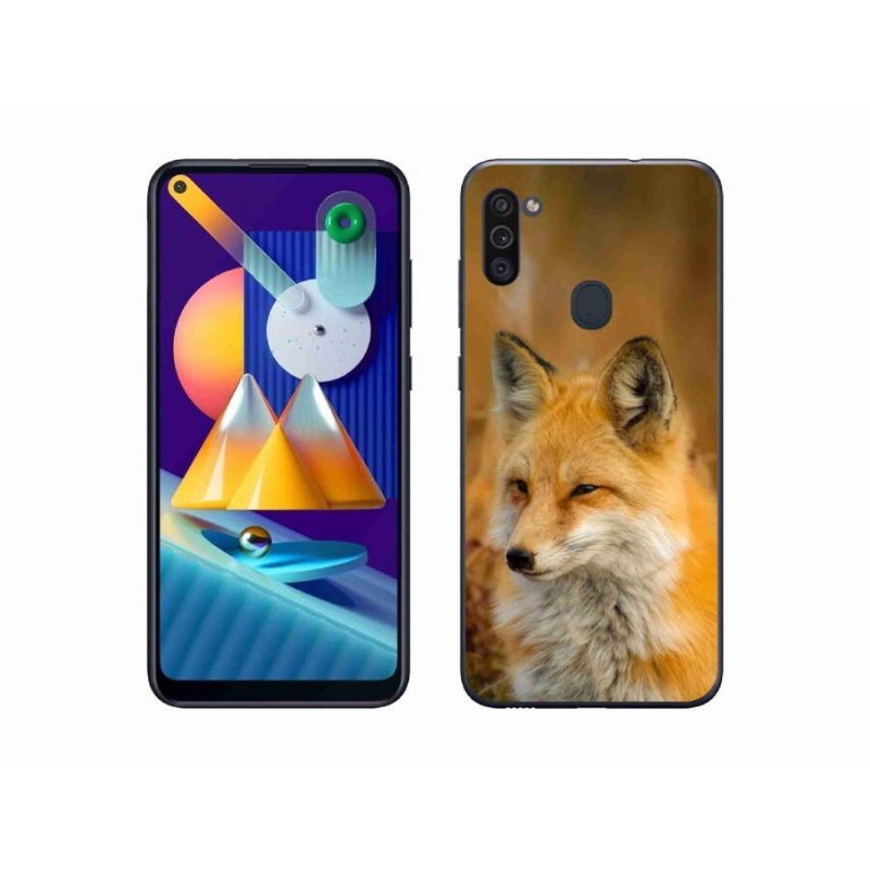 Gélový kryt mmCase na mobil Samsung Galaxy M11 - líška