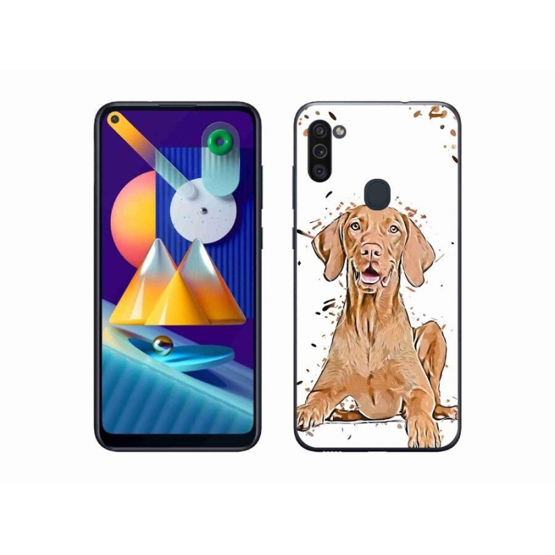 Gélový kryt mmCase na mobil Samsung Galaxy M11 - maďar