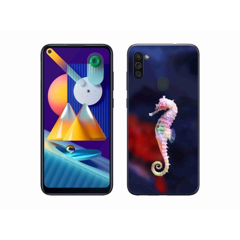 Gélový kryt mmCase na mobil Samsung Galaxy M11 - morský koník