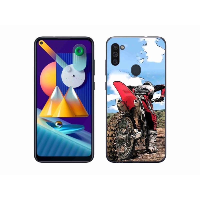 Gélový kryt mmCase na mobil Samsung Galaxy M11 - moto