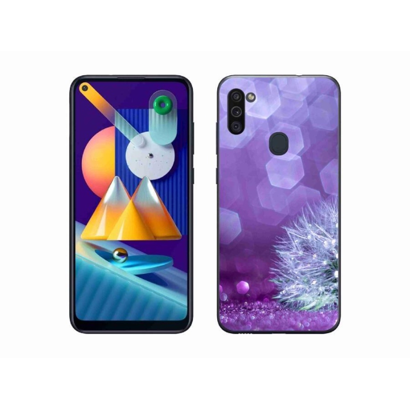Gélový kryt mmCase na mobil Samsung Galaxy M11 - odkvitnuté púpava 2