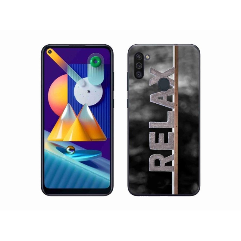 Gélový kryt mmCase na mobil Samsung Galaxy M11 - relax 1