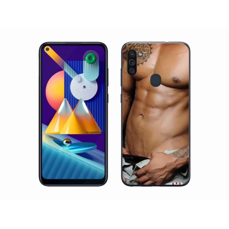 Gélový kryt mmCase na mobil Samsung Galaxy M11 - sexy muž