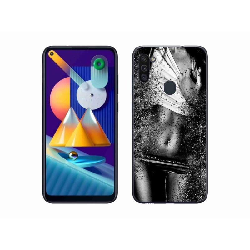 Gélový kryt mmCase na mobil Samsung Galaxy M11 - sexy žena 1