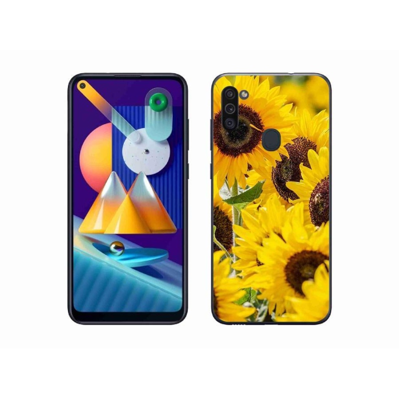 Gélový kryt mmCase na mobil Samsung Galaxy M11 - slnečnica