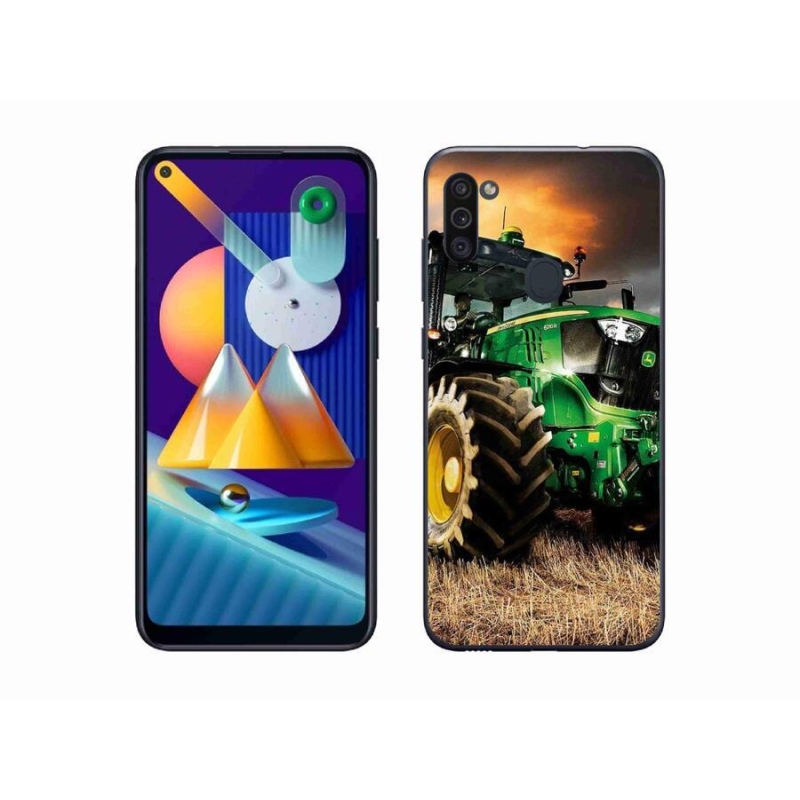 Gélový kryt mmCase na mobil Samsung Galaxy M11 - traktor