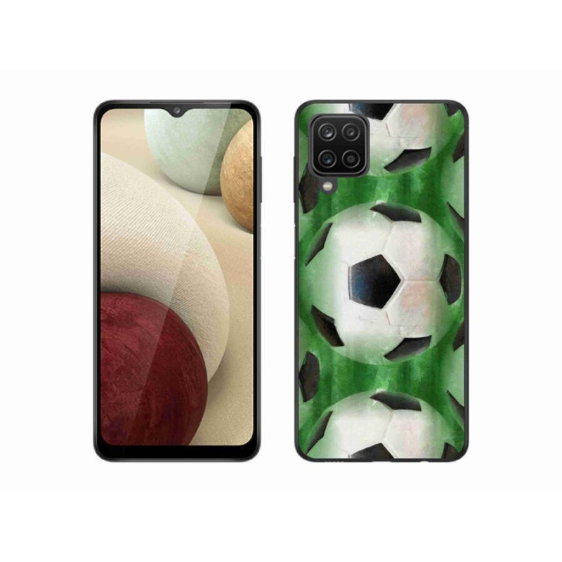 Gélový kryt mmCase na mobil Samsung Galaxy M12 - futbalová lopta